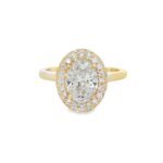 1.50ct Solitaire Oval with Round Cluster