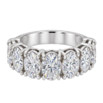 7 stone Solitaire Grown Diamond Ring