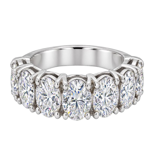 7 stone Solitaire Grown Diamond Ring