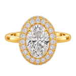 1.50ct Solitaire Oval with Round Cluster